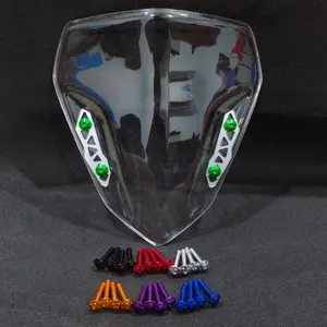 Paketan Visor Aerox 155 Standar Bening Set Garnis Dan Baut Visor Cnc Import Pnp Aerox Old New Aerox Alpha Turbo Aerox Alpha Standar Cybercity Djv55