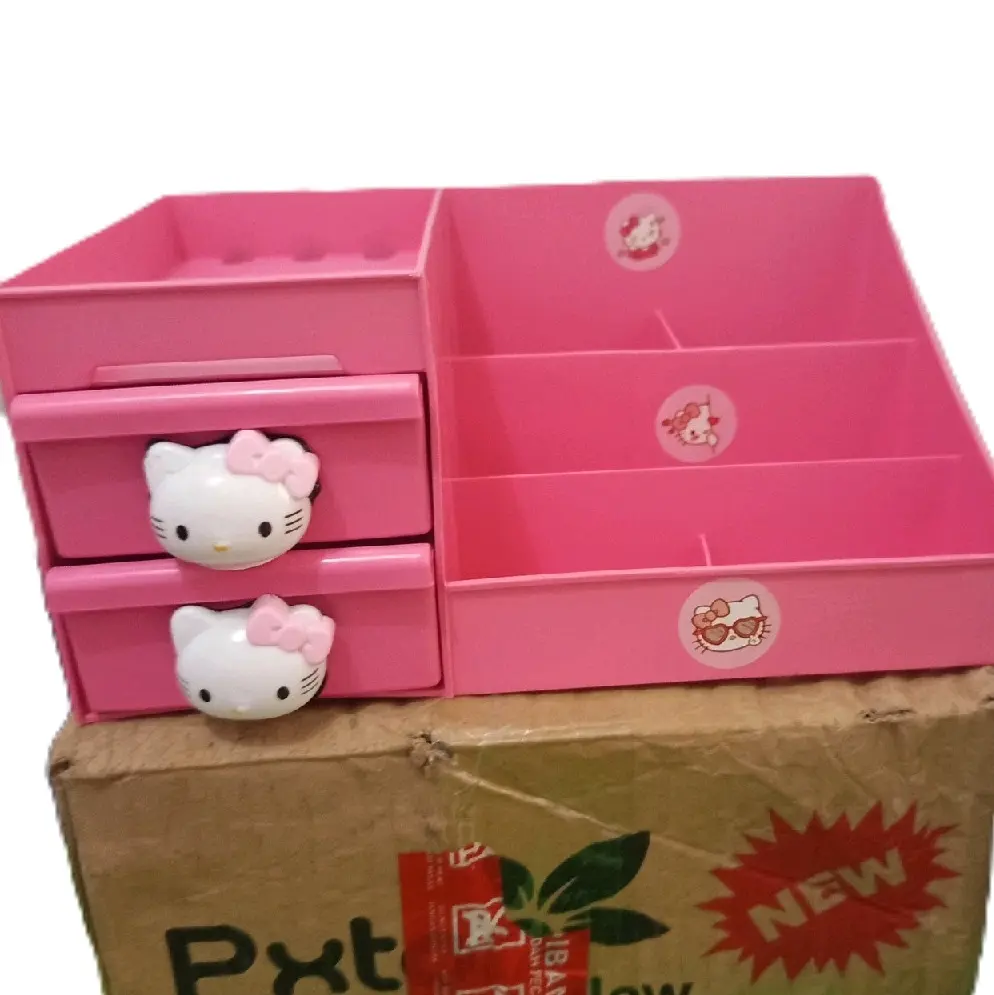 Rak kosmetik make up laci mini Hello Kitty