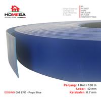 Gambar HOMEGA PVC Edging- Pelapis Meja PVC - Tekstur Royal Blue - Ukuran 22 mm / 42 mm - Kemasan 1 Roll / 100 m - Ukuran 22 mm dari Homega Indonesia Kota Administrasi Jakarta Barat 5 Tokopedia