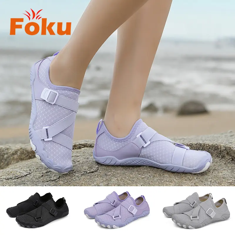 FOKU Yoga Sepatu Wanita Aerobik Non-slip Bernapas Pantai Menyelam Kebugaran Outdoor Sepatu Hiking