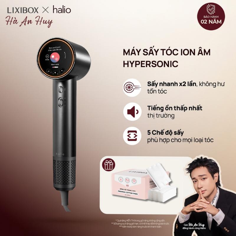 Máy Sấy Tóc Ion Âm Halio Hypersonic Hair Dryer