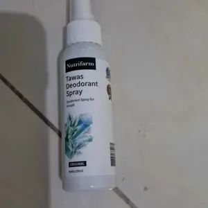 NUTRIFARM - TAWAS SPRAY 100ML DEODORANT SPRAY TAWAS CAIR Mencegah Keringat Berlebih & Membuat Kulit Ketiak Lembut Original
