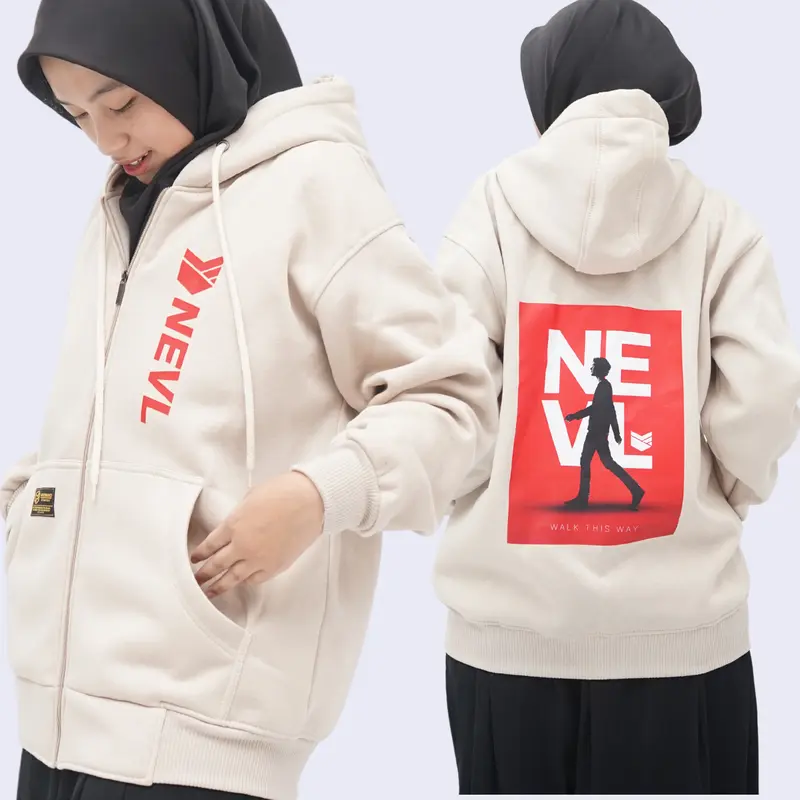 NEVL - Sweater Hoodie Zipper "WTW" Unisex/Pria-Wanita 1