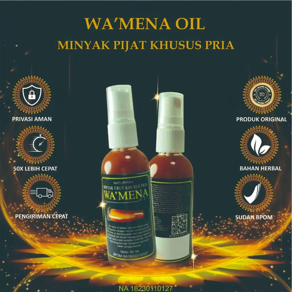 🍀 🍀   [𝐎𝐅𝐅𝐈𝐂𝐈𝐀𝐋] Wa''mena Bpom Obat Herbal Original Daun Tiga Jari Alami Tradisional Peembesaar Terlaris