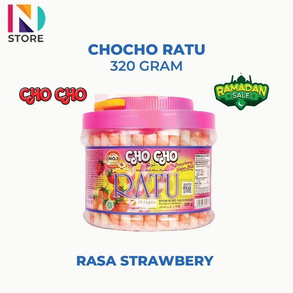 Cho cho Ratu 320gr Strawberry