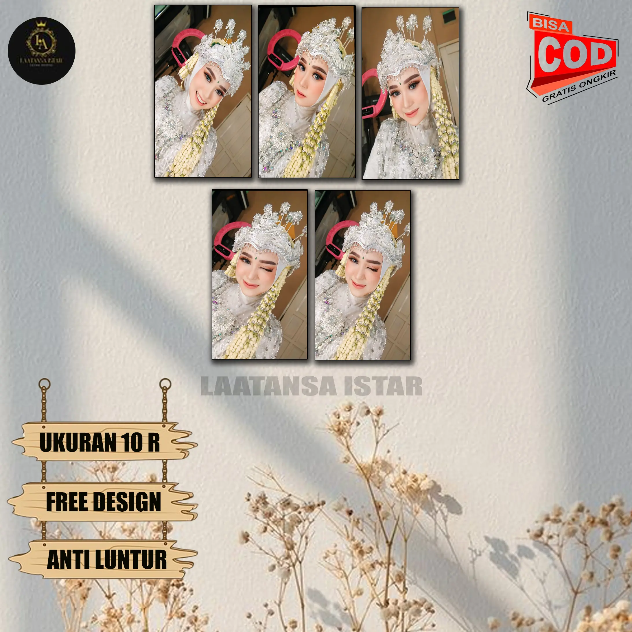 Cetak Foto Ukuran 20x30 dengan Bingkai - Isi 5pcs Kertas