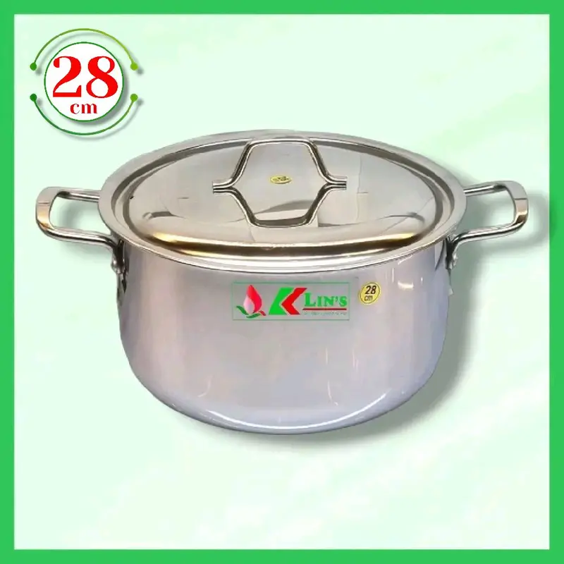 NỒI INOX 1 ĐÁY KLINS CAO CẤP 28CM 1