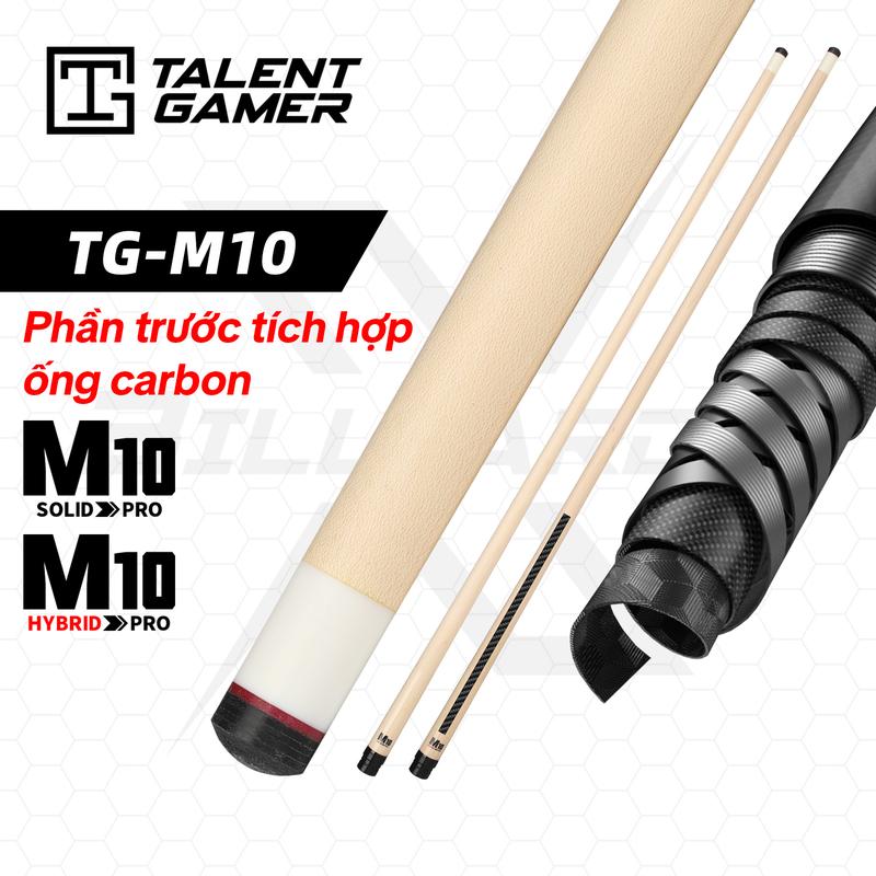 TG Cơ Bida M10 Hybrid Pro | Trước Gậy Gỗ Phong Maple Carbon Nội 12.5mm | Chân Gậy Đơn luxury