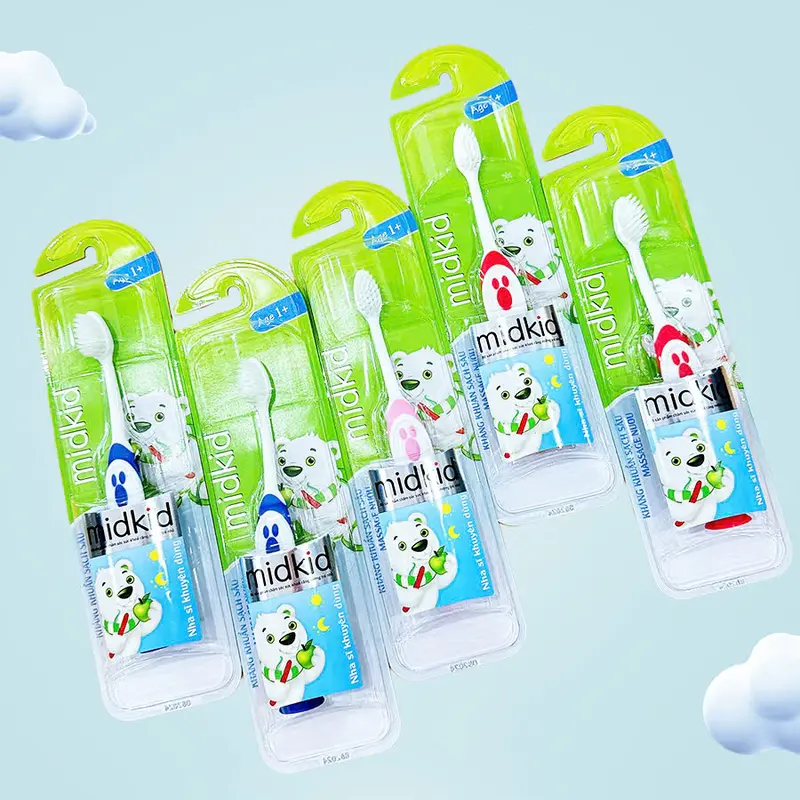 Midkid - Bàn Chải Đánh Răng Cho Bé Vệ Sinh Răng Miệng Phù Hợp Cho Bé Từ 1 Tuổi 4