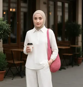 KEMEJA VLUS WANITA POLOS MODEL KEKINIAN TERBARU LENGAN PANJANG BERKARET TERLARIS blouse korea