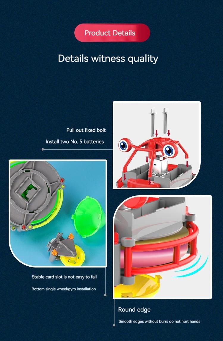 Product Introduction of Tightrope walking unicycle robot self-balancing tumbler interesting novel unique children's creative toy 10