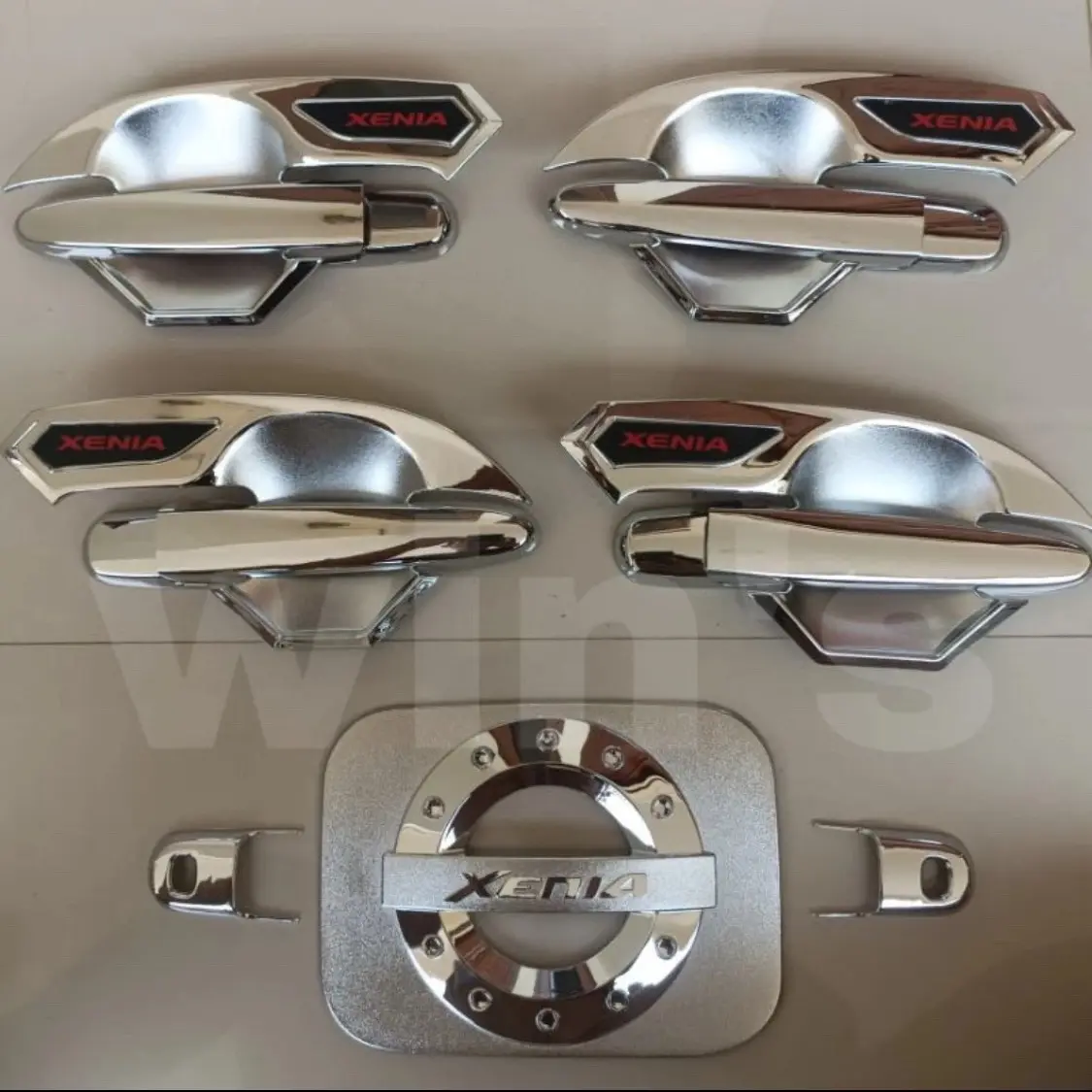 Paket outer handle tank cover all new Xenia 2012 sampai 2021 chrome