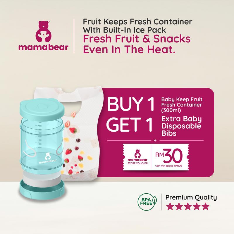 Mama Kin Fruit Mamabear Baby Fruit Keep Fresh Container BPA FREE Built-in Ice - TikTok ...