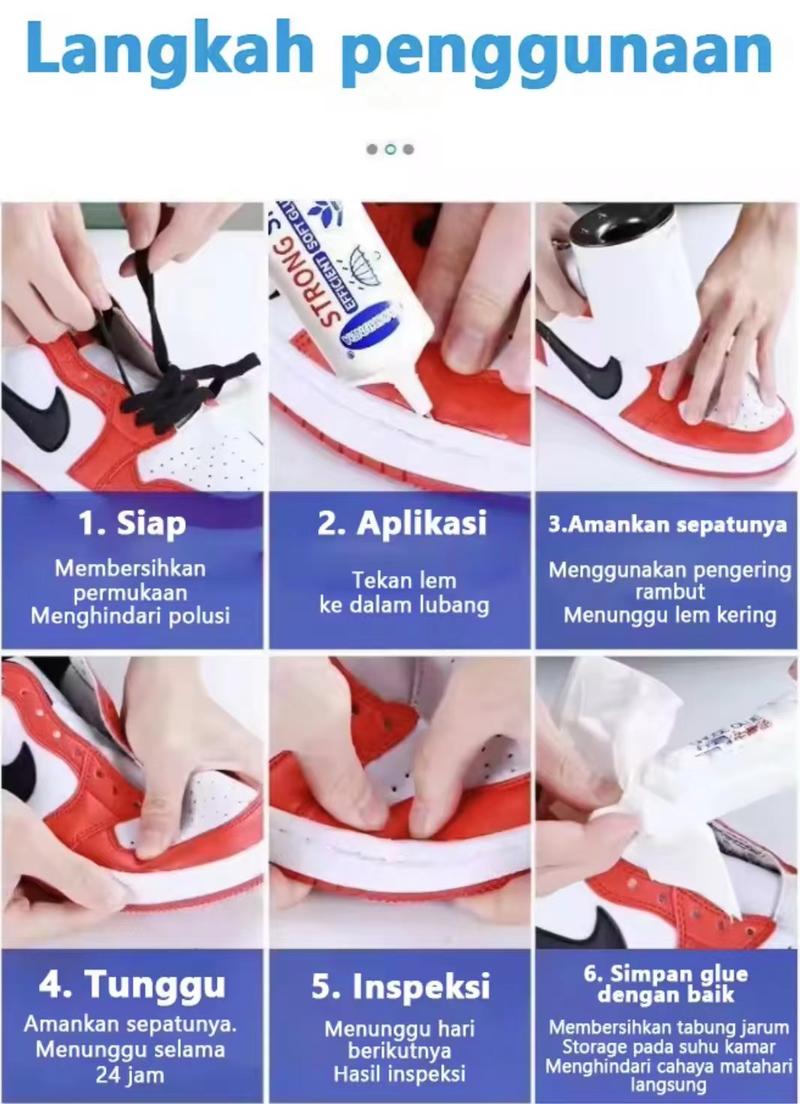 Product Introduction of lem sepatu super kuat original lem super kuat korea lem sepatu paling kuat lem sepatu super kuat anti airlem kertas lem anti bocor tahan air lem semua jenis sepatu cocok untuk sepatu hak tinggi sepatu lari sanda transparan cepat kering waterproof 60ml 0