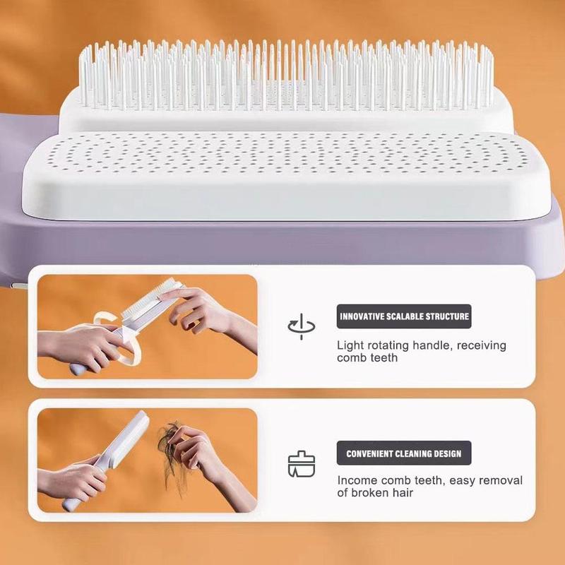 Product Introduction of Hair Comb Rotating Retractable Comb Hair Smoothing Comb Rotating Lift Comb Hair Brush 22