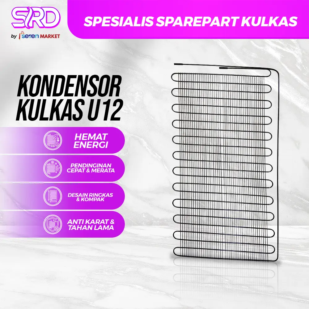 Kondensor Kulkas Freezer Showcase U12 Semua Merk All Brand Kulkas