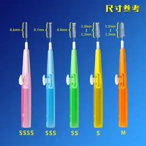 Interdental Brush sikat cela gigi Ortho/ Behel Lurus Flexible Box