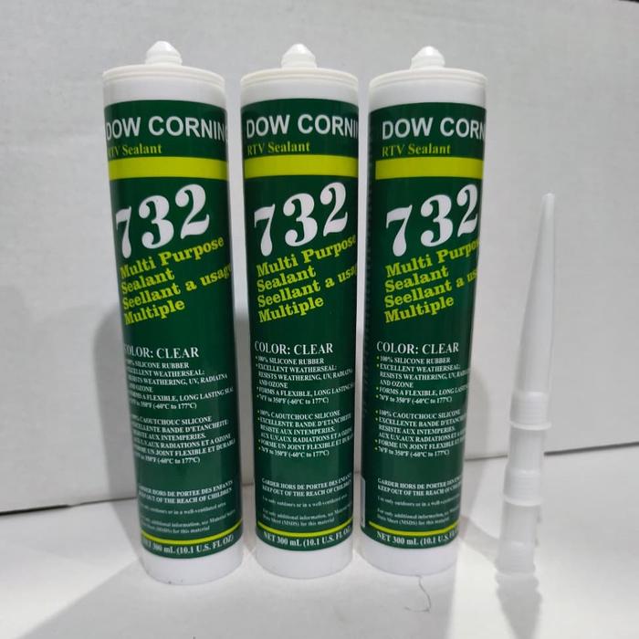 Silicon Rtv 732 Promo Dow Corning RTV Sealant 732 Multi Purpose Clear Silicone Rubber ...