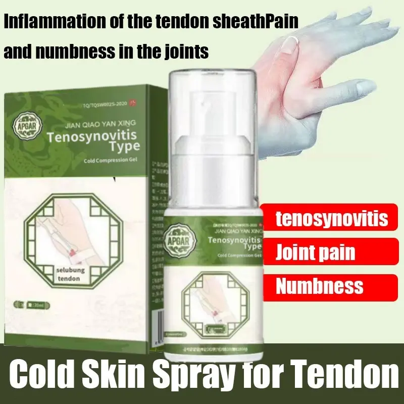 high quality Tiktok recommendation heel pain spray tenosynovitis, 30ml, relieve joint and knee pain, suitable for lumbar spine and hand joint pain, tenosynovitis Compressed Spray, spray spray Healthcare Treatment Therapy