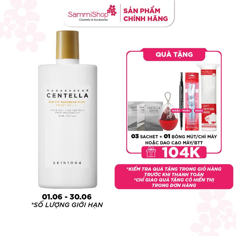 Skin1004 Kem chống nắng (Sunscreen) Madagascar Centella Air-Fit SunCream Plus 50ml Chăm Sóc Da