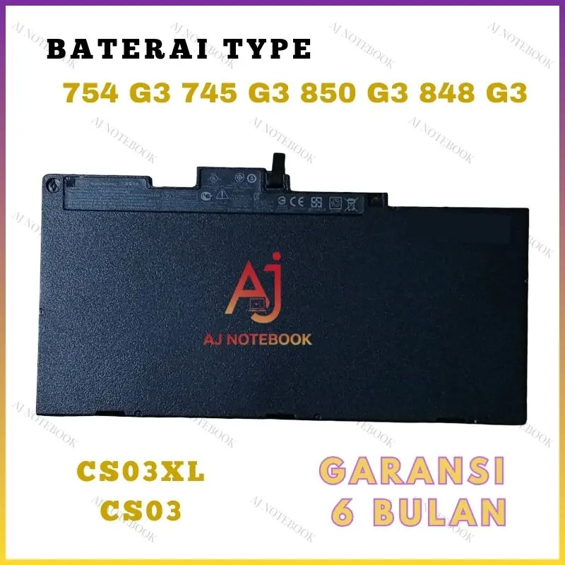 Baterai Battery For 840 G2 850 G3 848 G3 - CS03XL -AJNB