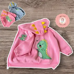 Mibybaby-jaket bayi lucu karakter LITTLE DINO (JAHIRA)
