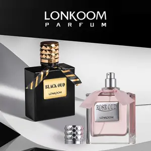 LONKOOM Black Oud 100ml Parfum Black/Rose Oud Parfum Unisex - Black Oud, 100ml