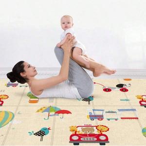 Alfombrilla para gatear de bebé, plegable, gruesa e impermeable, para sala y dormitorio, ideal para aprender a caminar, tapete de juego antideslizante