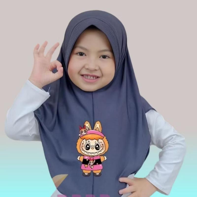Product Introduction of 30rb dpt 3 pcs hijab labubu anak terlaris 10
