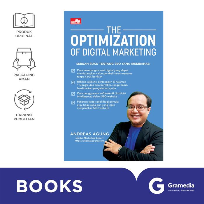 Gambar Buku The Optimization of Digital Marketing (ANDREAS AGUNG) dari Gramedia Kota Palembang Tokopedia