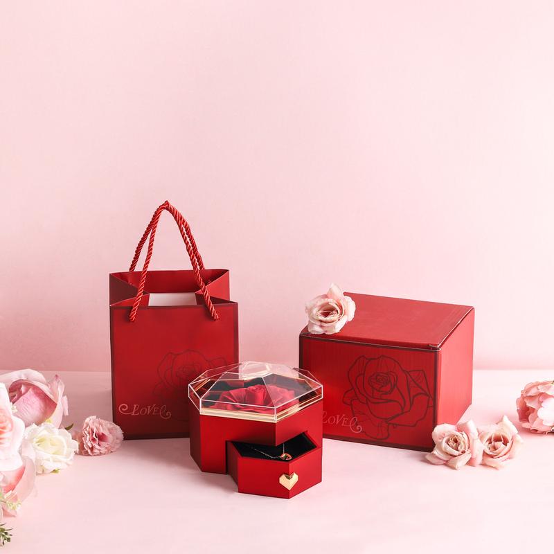 Blooming Heart Jewelry Box - The Beginning - Kado Pasangan Pacar Sahabat Teman Kamu - Anniversary - Ulang Tahun - Birthday - Natal - Valentine 9