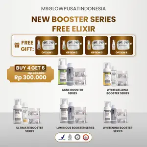 MS GLOW - BOOSTER SERIES FREE ELIXIR SERUM + POUCH
