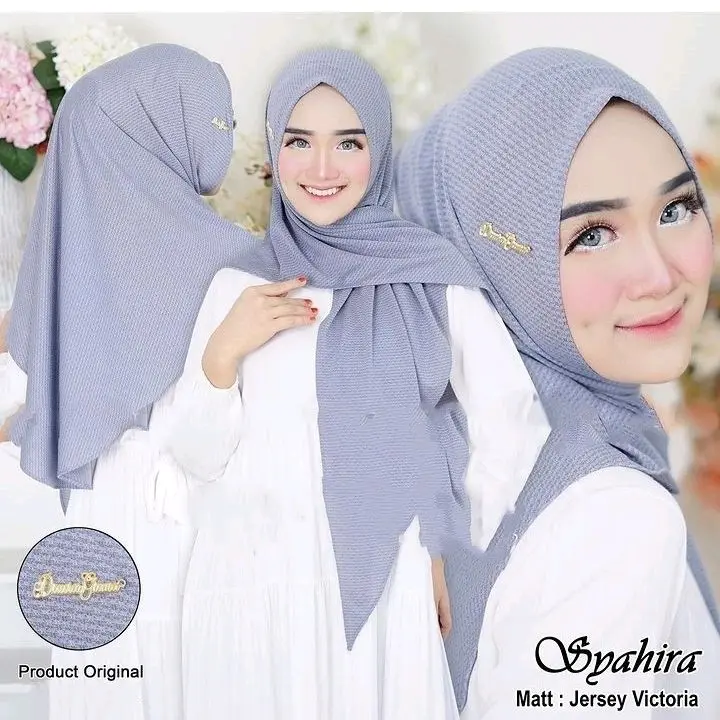 hijab segitiga Jersey Victoria//hijab instan viral by daura gama//hijab trend terbaru//hijab instan tinggal pakai// 1