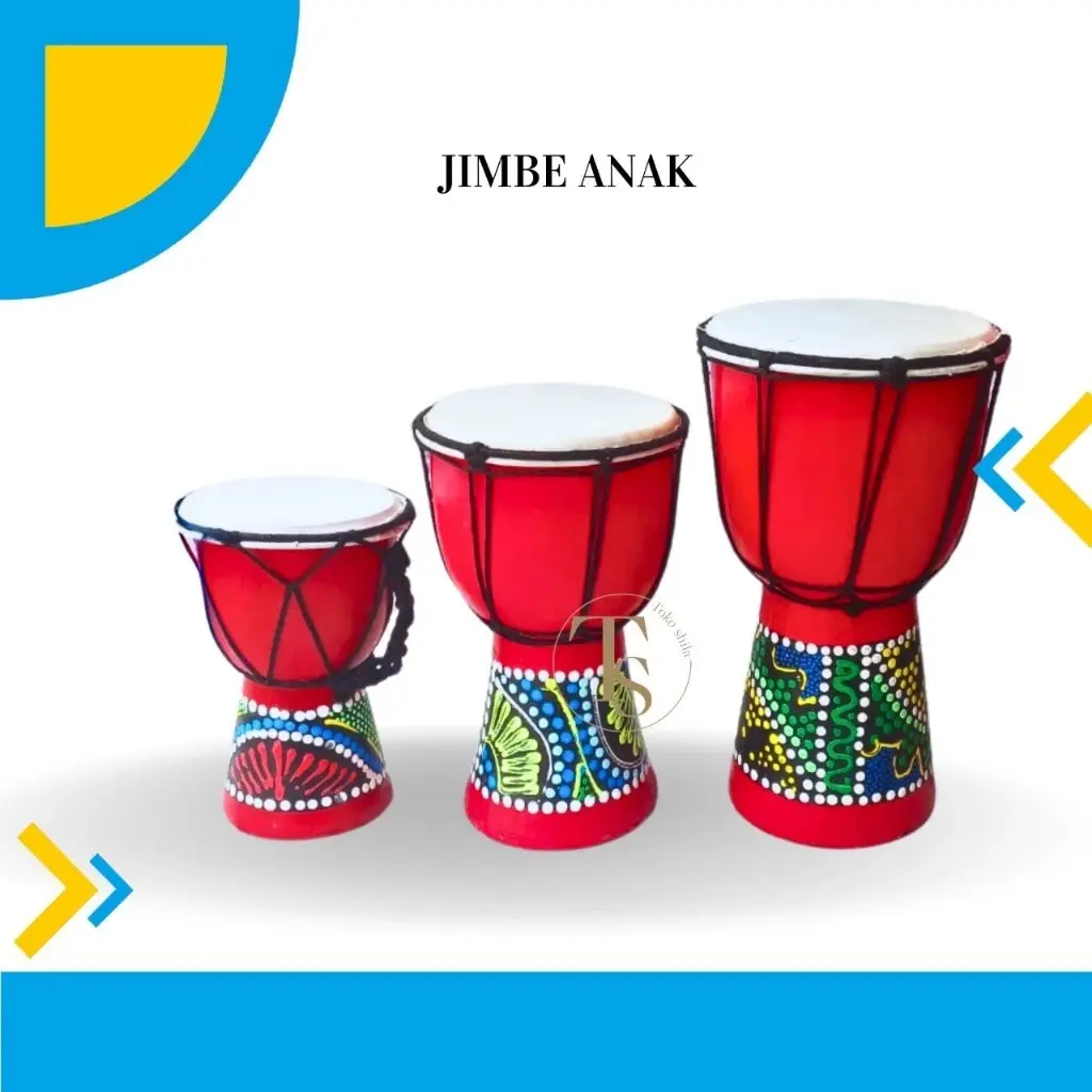 gendang anak murah ukuran 20 cm jimbe alat musik jimbe alat music gendang anak murah jimbe murah Kayu Toys