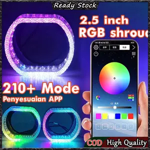 【READY STOCK】Shroud Projector Biled  Sport RGB Bluetooth 210 Mode 3 Inch Shroud RGB 3 Inch dan 2.5 inch