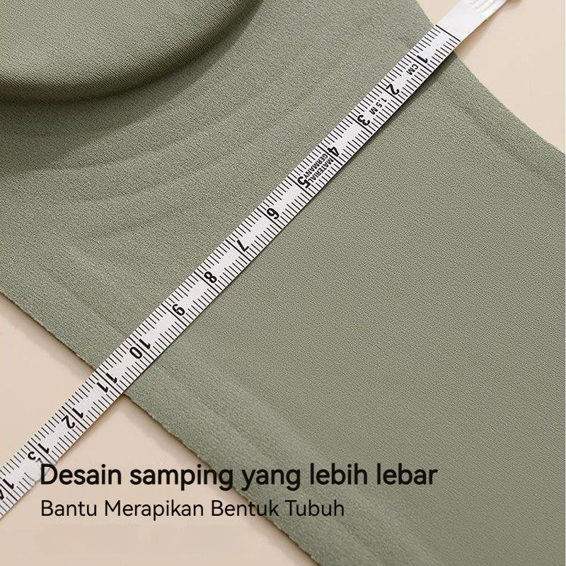 2pcs Bra Bigsize Tali Bra Lebar Bergesper Pakaian Dalam Push Up Bra Wanita Sport Tanpa Kawat Busa Bh F-3XL 06