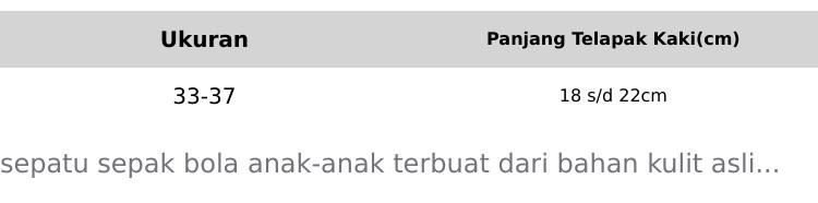 Product Introduction of sepatu sepak bola anak, anak berbagai model mulai dari ukuran 33-37 0