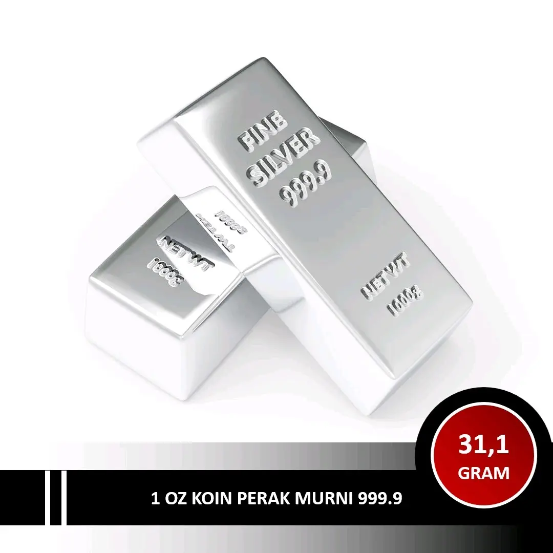 Koin Logam Mulia Perak Murni 999.9
