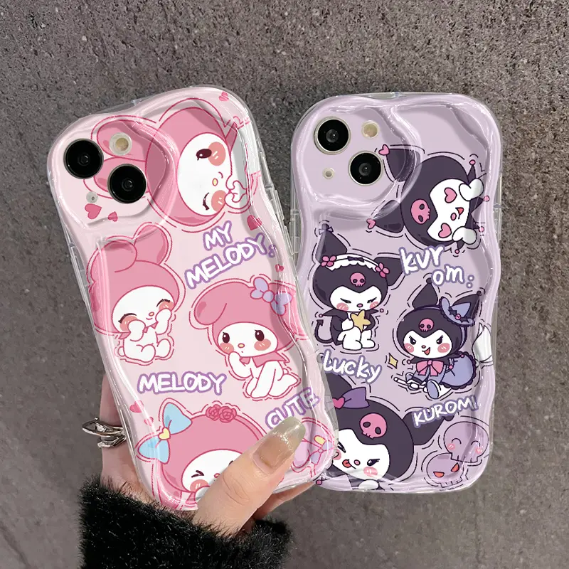 Casing Hp Samsung Galaxy A04 A04E M04 F04 Case Kuromi dan Melody bermotif Casing HP Kembar indah Kesing pelindung Silikon Softcase Netflix Baru Cases 6