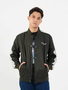 Greenlight Voyager Men's Bomber Jacket Regular Fit Taslan Kanji V11022515HJ