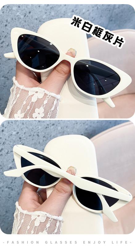 Product Introduction of Versatile Personality Black Narrow Frame Sunglasses Women's Technical Sunglasses High-Grade European and American Fashion Trending Glasses Photo 13