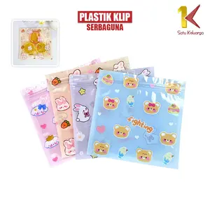 [COD] SK C1281 Plastik Klip Ziplock Motif Kartun Kemasan Serbaguna