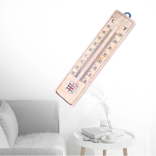 Termometer Kayu / Wooden Thermometer Air Raksa - Shop | Tokopedia