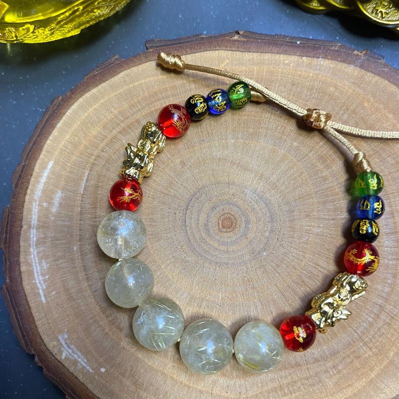 Gelang 5 Dewi Kekayaan Rejeki Batu Sedana Asli Grade AA ORIGINAL Bracelets 6