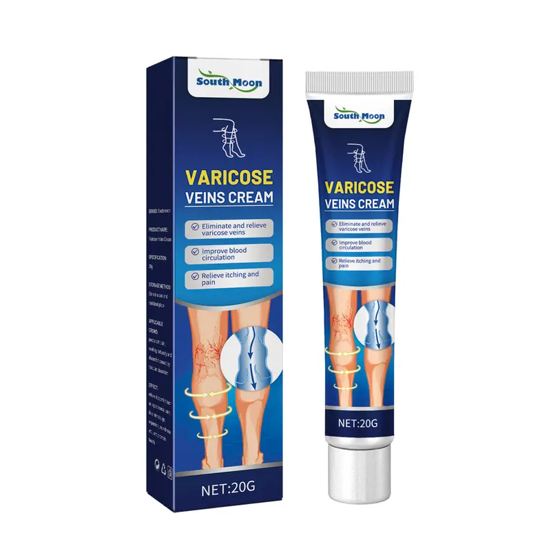South Moon Pijat Vena Varises Krim Perbaikan Kaki Cacing Tanah Meringankan Vena Varises yang Menonjol di Kaki Extract Ceramide 1