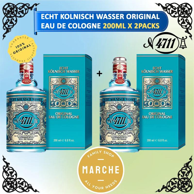 Product Introduction of 4711 Echt Kolnisch Wasser Original Eau De Cologne (100ml) (200ml) (300ml) #Marche Family Shop# 6