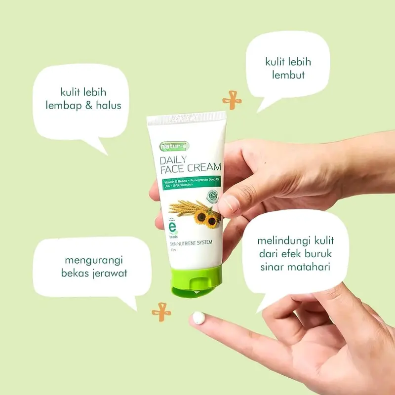 NATUR-E PAKET SKIN START Moisturizer + Soft capsul (untuk kulit berminyak, jerawat & beruntusan) 3