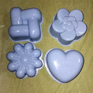 [Isi 4 PCS] Cetakan Nasi Plastik 10 cm / Cetakan Puding Bento Kue Bolu Twister / Cetakan Jeli Agar / Puding Ulir Spiral Viral / Cetakan Puding Bolu Sultan