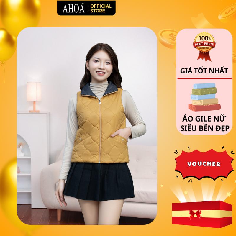 Áo Phao Gile Nữ Siêu Nhẹ, Top Áo Khoác Gile Nữ Mùa Đông Cao Cấp Cản Gió Tốt GL01 - THỜI TRANG AHOA
