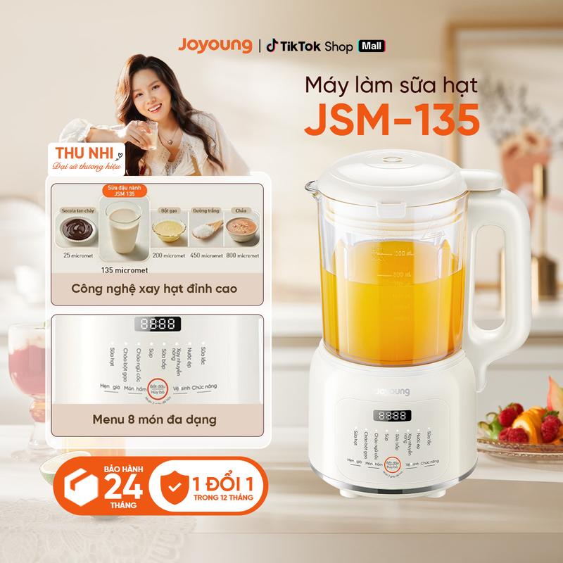Máy làm sữa hạt đa năng Joyoung JSM-135 | Dung tích 1.2L | Công suất 400W | Máy xay đa năng, nấu sữa hạt, làm sinh tố
